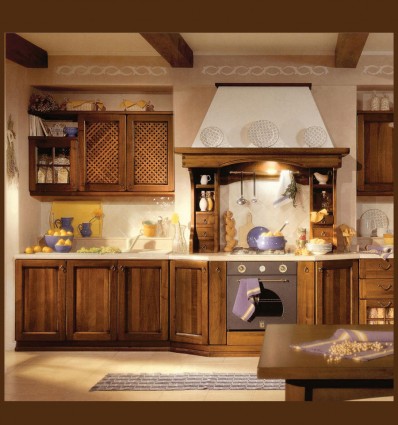 Bucatarie Ines din lemn masiv