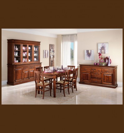 Mobila Rustica Lemn Masiv Living Lanzo